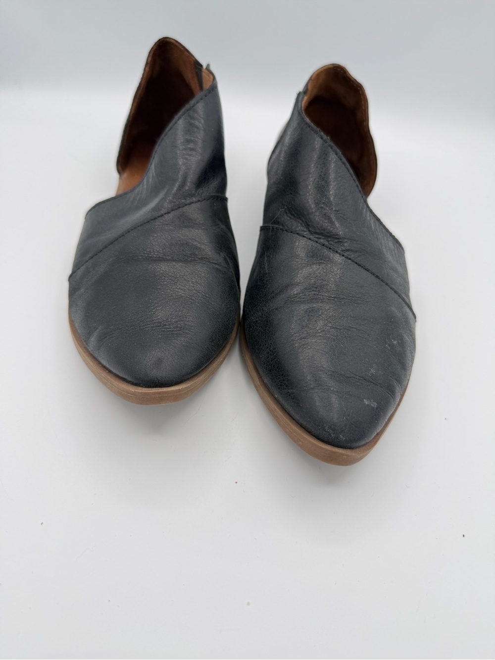 Beuno Blake Flat Leather Slip On Cut Out Soft 39 - Picture 5 of 8
